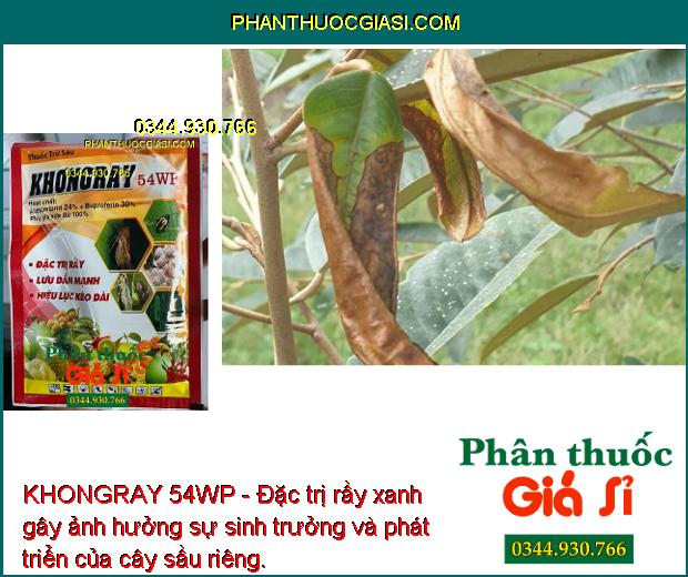 KHONGRAY 54WP - Đặc Trị Rầy Nâu - Rệp Sáp - Rầy Bông - Bọ Trĩ - Rầy Phấn Trắng.