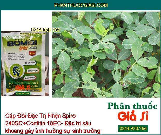 Cặp Đôi Đặc Trị Nhện Spiro 240SC + Confitin 18EC - Sạch Sâu - Rầy Xanh - Bọ Trĩ