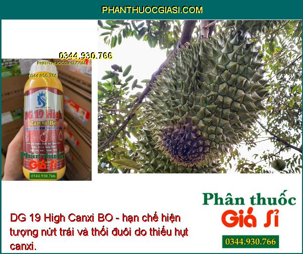 DG 19 High Canxi BO- Hạn Chế Rụng Hoa và Trái Non- Tăng Đậu Trái- Dưỡng Trái.