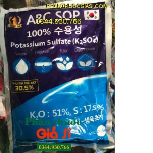 ABC SOP Potassium Sulfate ( 0-0-51+ 17.5S) - Cứng Cây- Chặn Đọt- Tăng Ra Hoa, Đậu Quả- To Trái