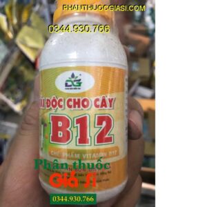 VITAMIN B12 GIẢI ĐỘC CHO CÂY - Phục Hồi Vườn Cây- Giải Độc Cho Hoa Lan, Cây Cảnh