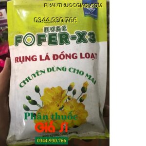 PHÂN BÓN LÁ ĐẠM VI LƯỢNG RVAC FOFER – X3 – Rụng Lá Hàng Loạt- Chuyên Dùng Cho Mai