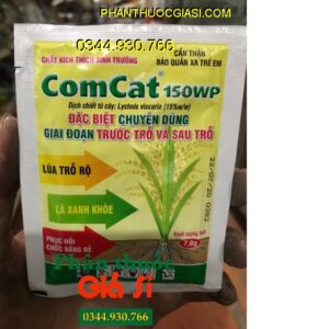 COMCAT 150WP – Rễ Phục Hồi Nhanh- Thúc Lúa Trổ Rộ- Chín Đồng Loạt- Vô Gạo Nhanh