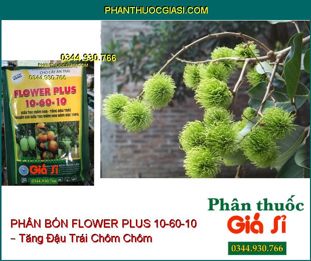 PHÂN BÓN FLOWER PLUS 10-60-10 – Siêu Tạo Mầm Hoa- Tăng Đậu Trái- Dưỡng Hoa- Dưỡng Trái