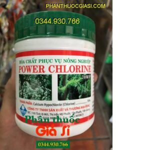 POWER CHLORINE 70WP- Tẩy Sạch Rong Rêu- Sát Trùng Chuồng Trại