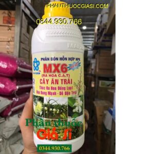 PHÂN BÓN HỖN HỢP NPK MX6 (RA HOA C.A.T) – Thúc Ra Hoa Đồng Loạt- Hoa Bung Mạnh- Dễ Đậu Trái