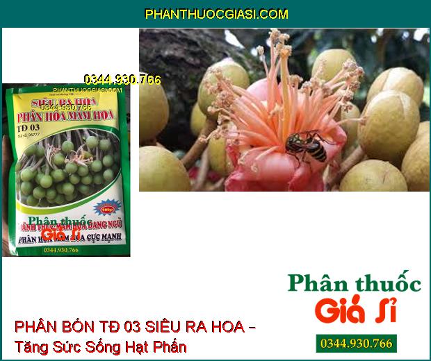 PHÂN BÓN TĐ 03 SIÊU RA HOA – Đánh Thức Mầm Hoa Đang Ngủ- Phân Hóa Mầm Hoa Cực Mạnh