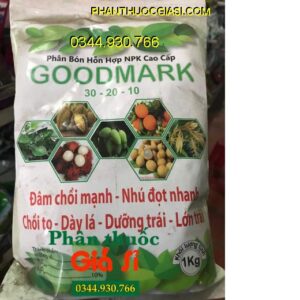 PHÂN BÓN GOODMARK 30-20-10- Đâm Chồi Mạnh- Nhú Đọt Nhanh- Chồi To Dày Lá- Lớn Trái