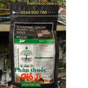 PHÂN BÓN SINH HỌC DIAMOND GROW HUMIC (K) WSG – Tơi Xốp Đất- Kích Rễ Cực Mạnh- Ra Hoa Sớm- Đậu Trái Nhiều