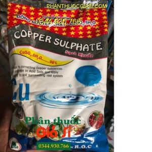 PHÂN BÓN VI LƯỢNG ĐỒNG NGUYÊN CHẤT CuSO4.5H2O – COPPER SULPHATE- Phòng Ngừa Nấm Và Vi Khuẩn Gây Hại Cây Trồng