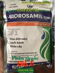 THUỐC TRỪ BỆNH BIOROSAMIL 72WP - Vua Diệt Nấm- Sạch Bệnh- Khỏe Cây