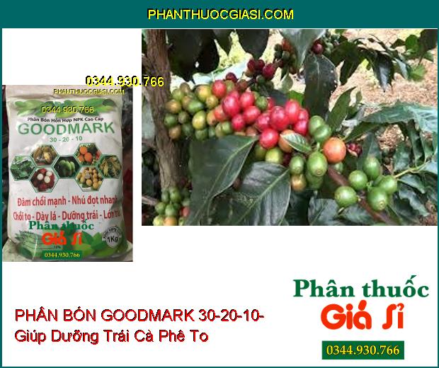 PHÂN BÓN GOODMARK 30-20-10- Đâm Chồi Mạnh- Nhú Đọt Nhanh- Chồi To Dày Lá- Lớn Trái