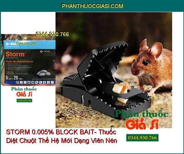 STORM 0.005% BLOCK BAIT- Thuốc Diệt Chuột Thế Hệ Mới Dạng Viên Nén