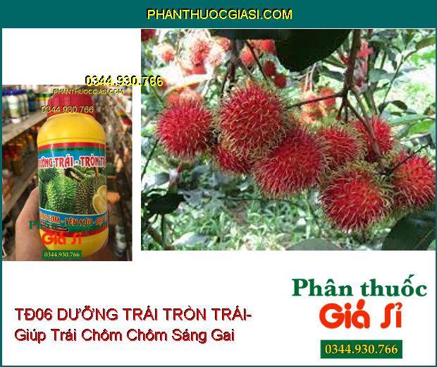 PHÂN BÓN TĐ06 DƯỠNG TRÁI TRÒN TRÁI- Vàng Cơm- Lên Màu- Đẹp Trái