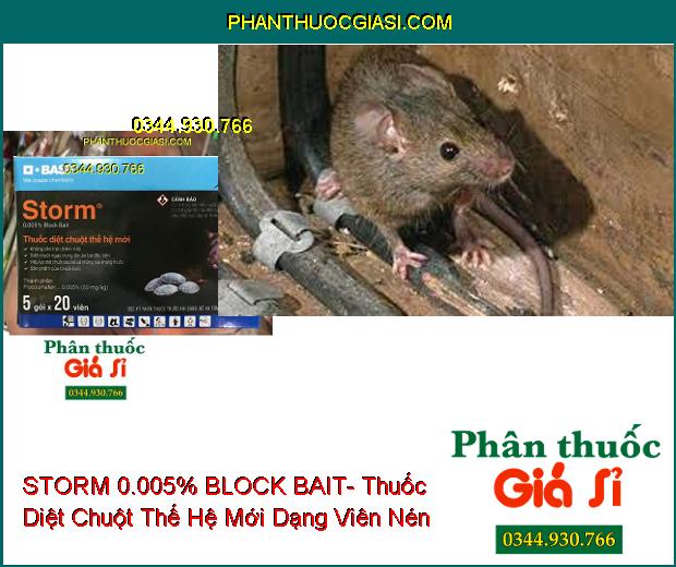 STORM 0.005% BLOCK BAIT- Thuốc Diệt Chuột Thế Hệ Mới Dạng Viên Nén