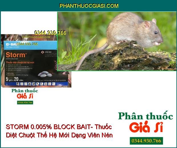 STORM 0.005% BLOCK BAIT- Thuốc Diệt Chuột Thế Hệ Mới Dạng Viên Nén