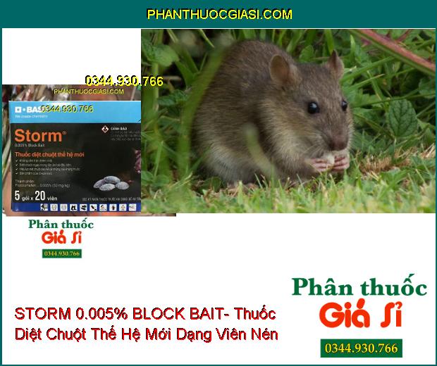 STORM 0.005% BLOCK BAIT- Thuốc Diệt Chuột Thế Hệ Mới Dạng Viên Nén