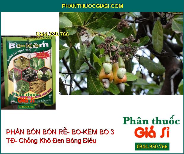 PHÂN BÓN VI LƯỢNG BÓN RỄ- BO-KẼM BO 3 TĐ- Xanh Dày Lá- Chống Rụng Hoa- Nuôi Trái Non