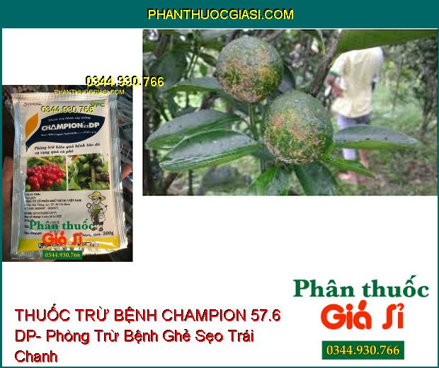 THUỐC TRỪ BỆNH CHAMPION 57.6 DP- Phòng Trừ Hiệu Quả Bệnh Tảo Đỏ Và Rụng Quả Cà Phê