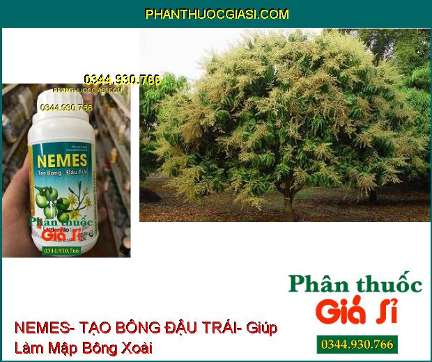 PHÂN BÓN VI LƯỢNG NEMES- TẠO BÔNG ĐẬU TRÁI- Mập Bông- Đậu Nhiều Trái- Tạo Trái Đều