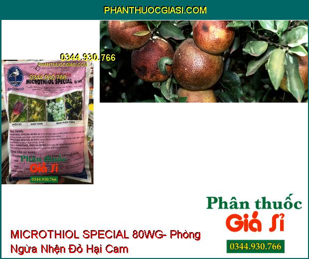 THUỐC TRỪ BỆNH MICROTHIOL SPECIAL 80WG- Phòng Ngừa Nhện Đỏ- Nhện Vàng- Bệnh Phấn Trắng