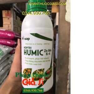 PHÂN BÓN LÁ HOPTRI HUMIC Zn Mn 6-4 - Giải Độc Cây- Phục Hồi Bộ Rễ- Cây Phát Triển Vượt Trội