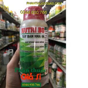 PHÂN BÓN NUTRI BO- TÂY BAN NHA 06- Mập Bông- Tăng Đậu Trái- Chống Rụng Hoa Và Trái Non