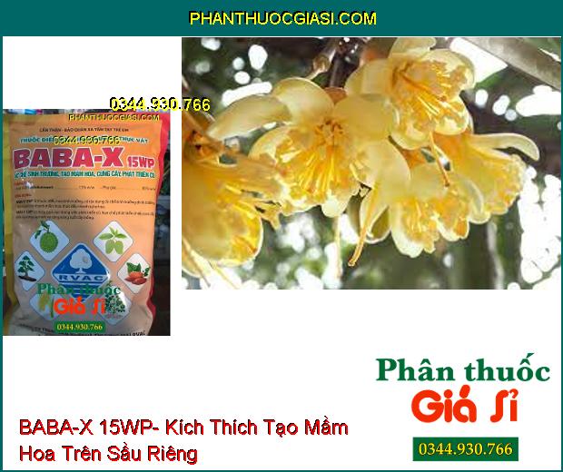 THUỐC ĐIỀU HÒA SINH TRƯỞNG BABA-X 15WP- Ức Chế Sinh Trưởng-  Tạo Mầm Hoa- Cứng Cây- Phát Triển Củ