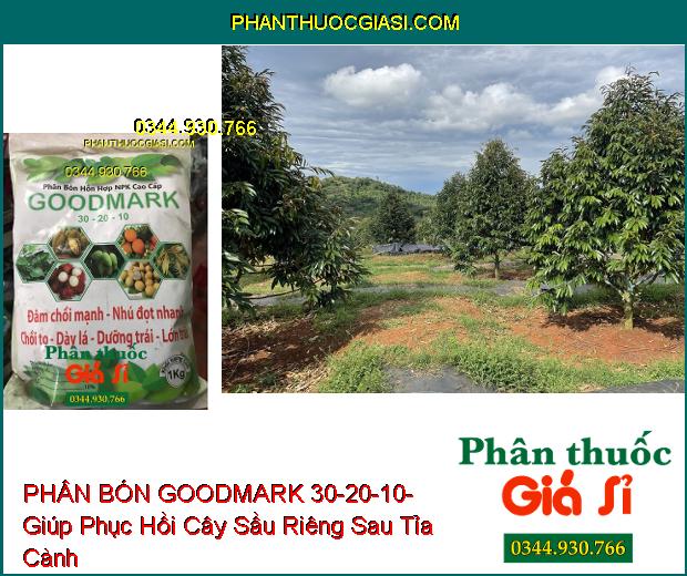 PHÂN BÓN GOODMARK 30-20-10- Đâm Chồi Mạnh- Nhú Đọt Nhanh- Chồi To Dày Lá- Lớn Trái