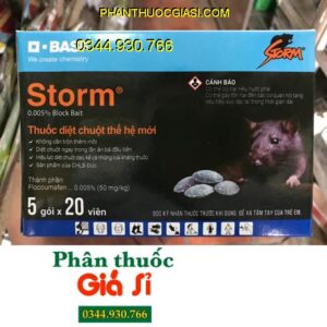 STORM 0.005% BLOCK BAIT- Thuốc Diệt Chuột Thế Hệ Mới Dạng Viên Nén