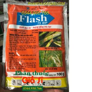 THUỐC TRỪ BỆNH FLASH 75WP- Lúa Sạch Đạo Ôn- Cây Sinh Trưởng Tốt