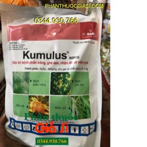 THUỐC TRỪ BỆNH- TRỪ SÂU-KUMULUS 80WG- Đặc Trị Phấn Trắng- Ghẻ Sẹo- Nhện Đỏ- Nhện Gié