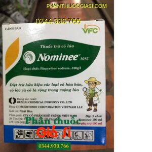 THUỐC TRỪ CỎ LÚA NOMINEE 10SC- Diệt Trừ Hữu Hiệu Các Loại Cỏ Hòa Bản- Cỏ Lác- Cỏ Lá Rộng Trên Ruộng Lúa