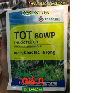 THUỐC TRỪ CỎ TOT 80WP- Đặc Trị Cỏ Hậu Nảy Mầm Sớm- Cỏ Chác Lác- Cỏ Lá Rộng