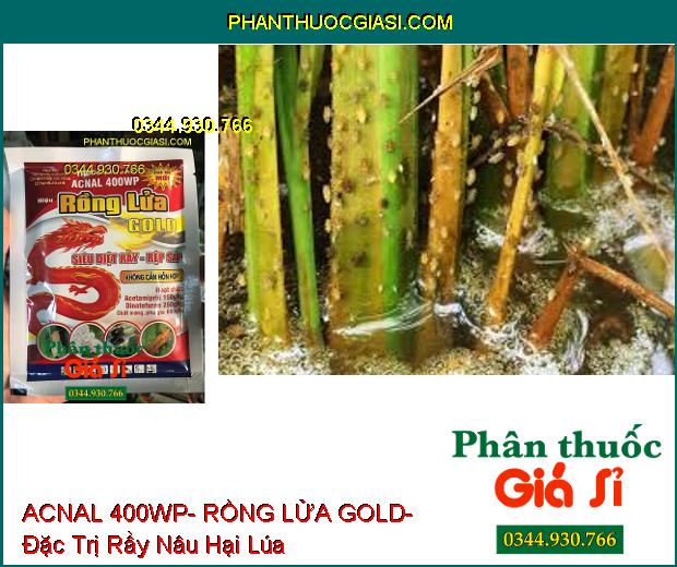 THUỐC TRỪ SÂU ACNAL 400WP- RỒNG LỬA GOLD- Siêu Diệt Rầy- Rệp Sáp- Bọ Trĩ- Rầy Nâu