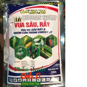 THUỐC TRỪ SÂU BUCCAS 120WP- VUA SÂU RẦY- Đặc Trị Sâu Rầy- Côn Trùng Chích Hút