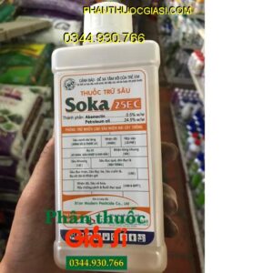 THUỐC TRỪ SÂU SOKA 25EC- Phòng Trừ Nhiều Loại Sâu Nhện Hại Cây Trồng