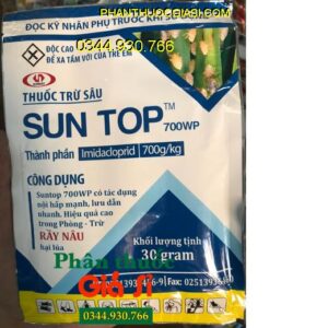 THUỐC TRỪ SÂU SUN TOP 700WP- Phòng Trừ Hiệu Quả Rầy Nâu Hại Lúa