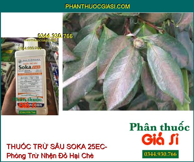 THUỐC TRỪ SÂU SOKA 25EC- Phòng Trừ Nhiều Loại Sâu Nhện Hại Cây Trồng