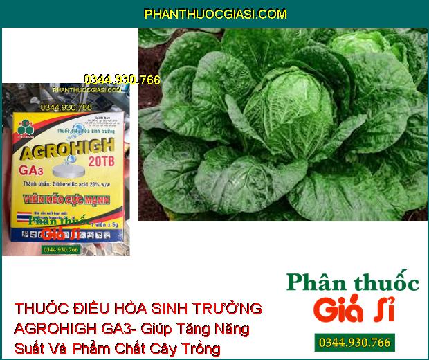 THUỐC ĐIỀU HÒA SINH TRƯỞNG AGROHIGH GA3- Giúp Tăng Năng Suất Và Phẩm Chất Cây Trồng