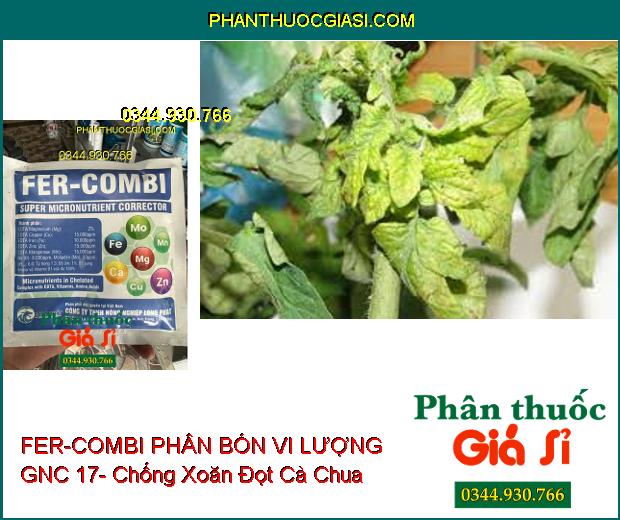 FER-COMBI PHÂN BÓN VI LƯỢNG GNC 17- Cung Cấp Vi Chất Cần Thiết Cho Cây- Giúp Cây Phục Hồi Nhanh