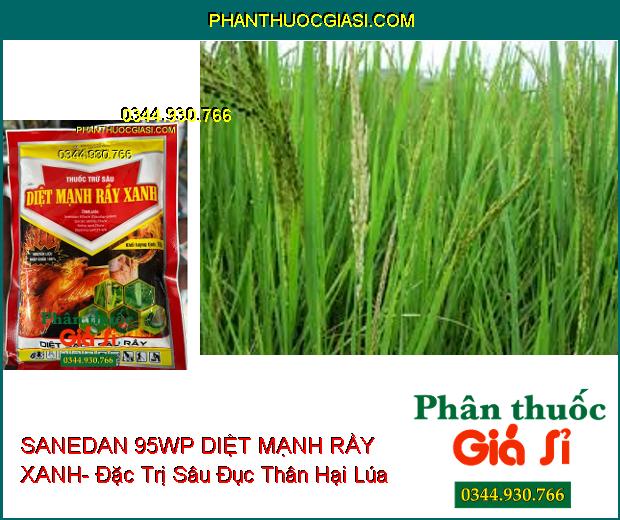 SANEDAN 95WP DIỆT MẠNH RẦY XANH- Đặc Trị Rầy Xanh- Bọ Trĩ- Sâu Đục Thân