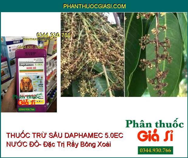 THUỐC TRỪ SÂU SINH HỌC DAPHAMEC 5.0EC NƯỚC ĐỎ- Đặc Trị Nhiều Loại Sâu Hại Cây Trồng