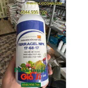 PHÂN BÓN LÁ HỖN HỢP TERRAGEL NPK 17-68-17- Kích Rễ- Đẻ nhánh- Phân Hóa Mầm Hoa