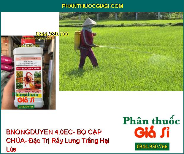 THUỐC TRỪ SÂU BNONGDUYEN 4.0EC- BỌ CẠP CHÚA- Đặc Trị Sâu- Rầy- Nhện