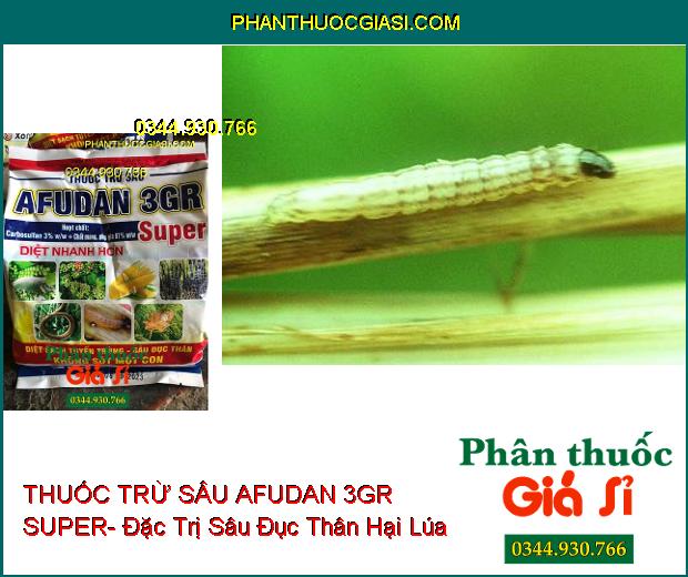 THUỐC TRỪ SÂU AFUDAN 3GR SUPER- Thuốc Đặc Trị Tuyến Trùng- Sâu Đục Thân- Rầy Nâu