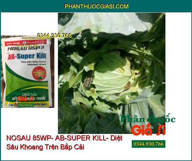 THUỐC TRỪ SÂU NOSAU 85WP- AB-SUPER KILL- Diệt Sâu Và Rầy Kháng Thuốc