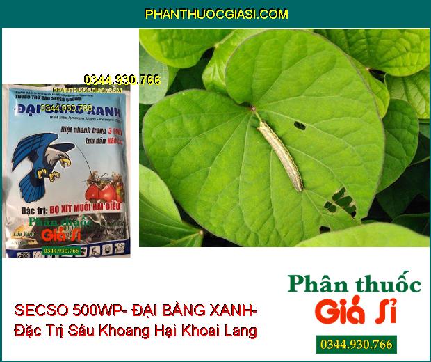 THUỐC TRỪ SÂU SECSO 500WP- ĐẠI BÀNG XANH- Đặc Trị Bọ Xít Muỗi Hại Điều