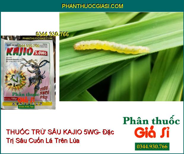 THUỐC TRỪ SÂU KAJIO 5WG- Đặc Trị Sâu Cuốn Lá Trên Lúa