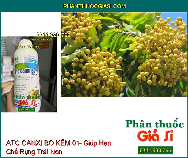 ATC CANXI BO KẼM 01- Cây Ra Rễ Mạnh- Cứng Cây- Tăng Đậu Trái